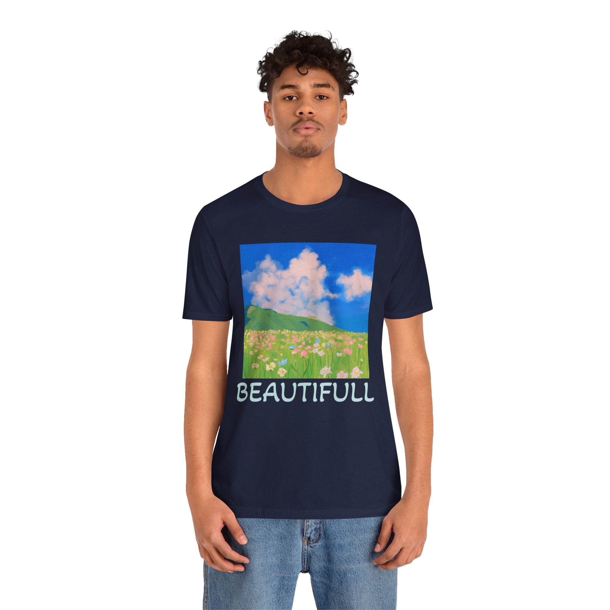 Floral Field Printed T-Shirt — Beautiful Floral Daily Wear