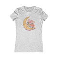 Floral Crescent Moon Women's Tee — "Take a Moment to Breathe" Relaxed Graphic