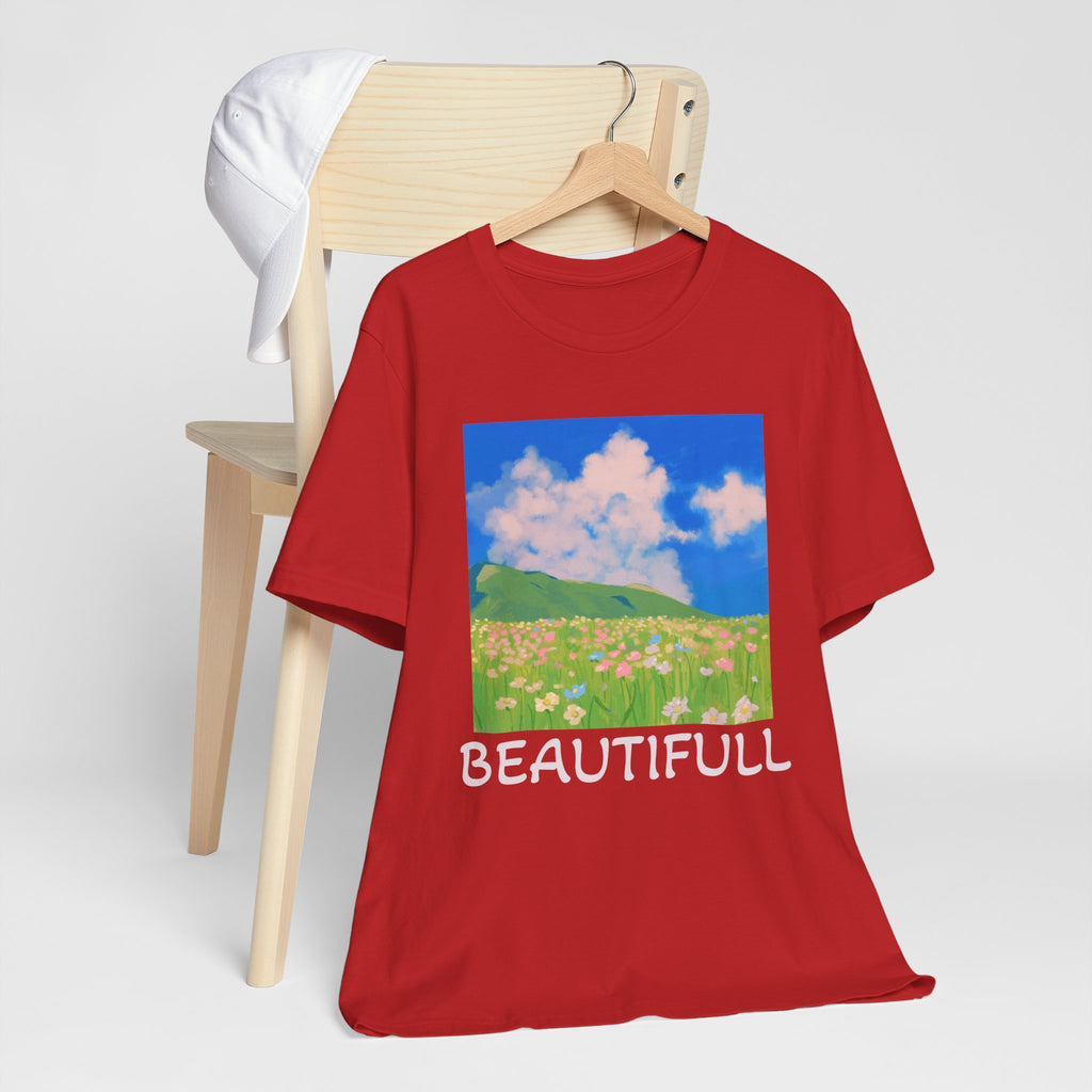 Floral Field Printed T-Shirt — Beautiful Floral Daily Wear