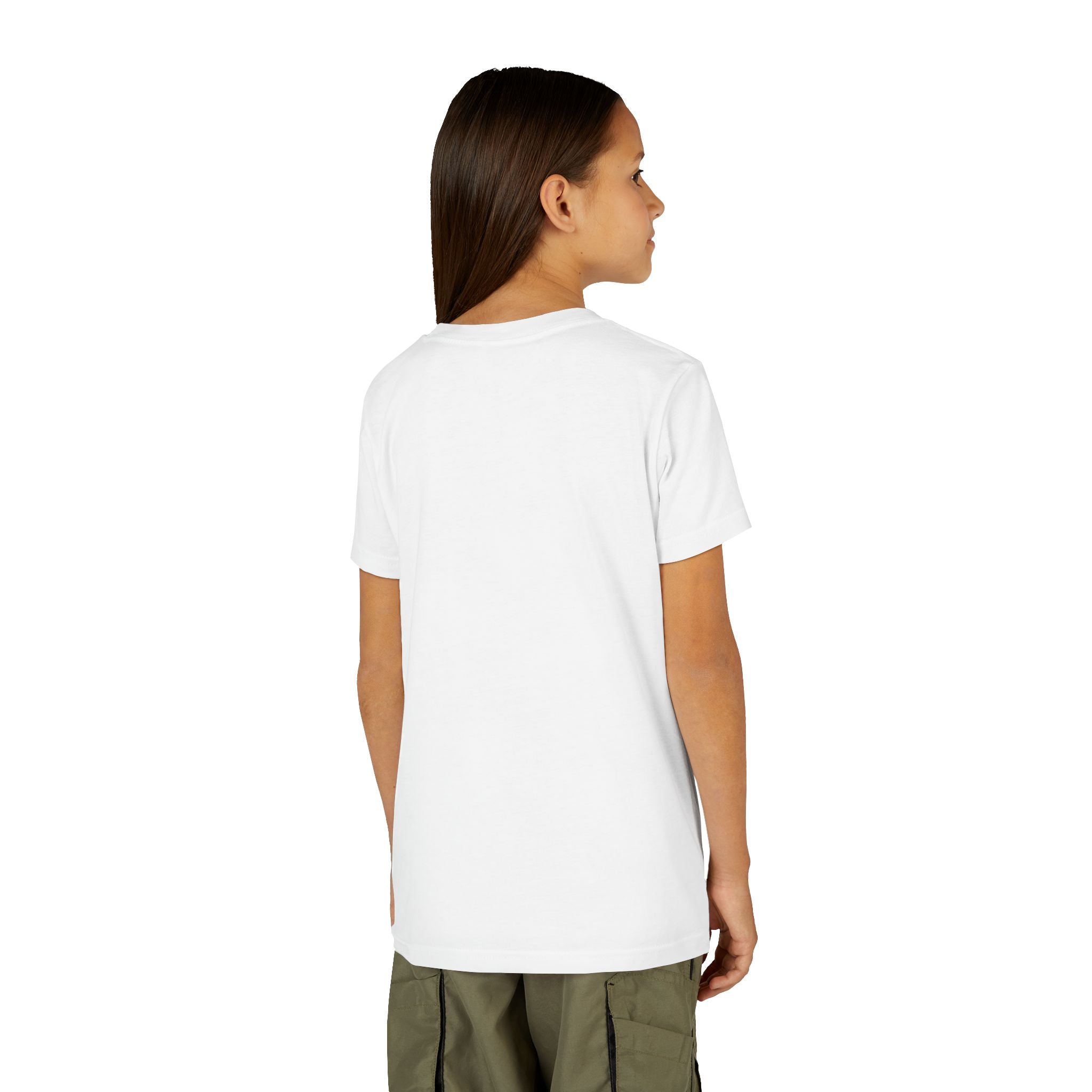 Youth Tee — "Stay True and Be You" Rainbow Script Kids T-Shirt