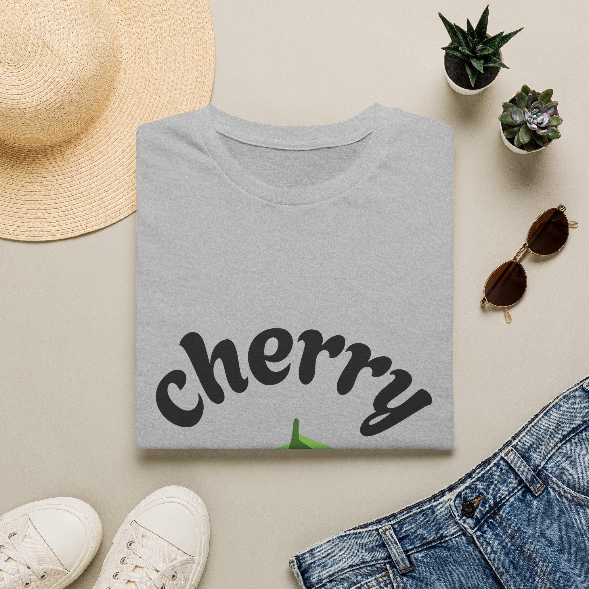 Cherry Graphic T-Shirt — Cute Red Cherry Tee