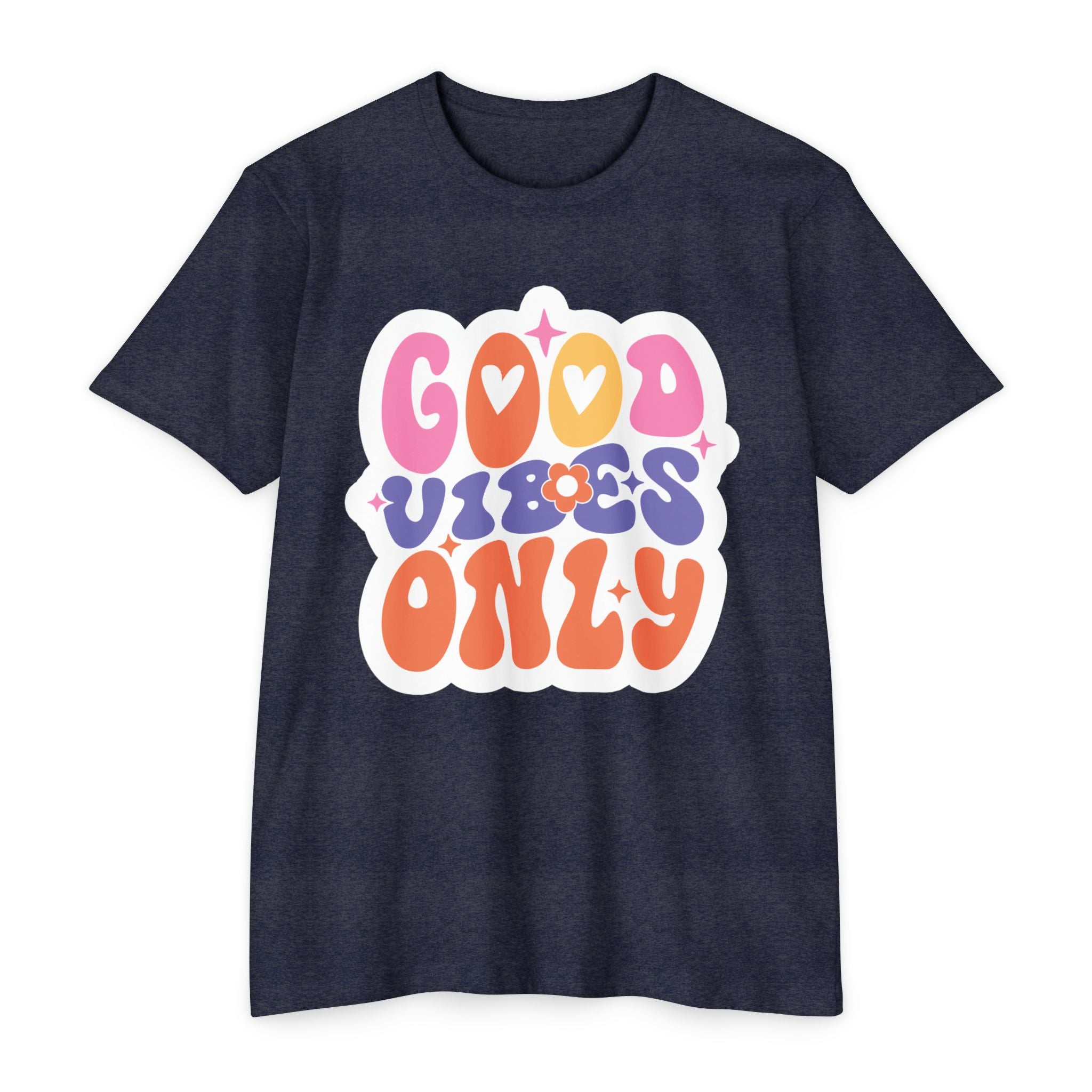 Women’s Boyfriend Tee "Good Vibes Only" - Comfortable Women's T-Shirt