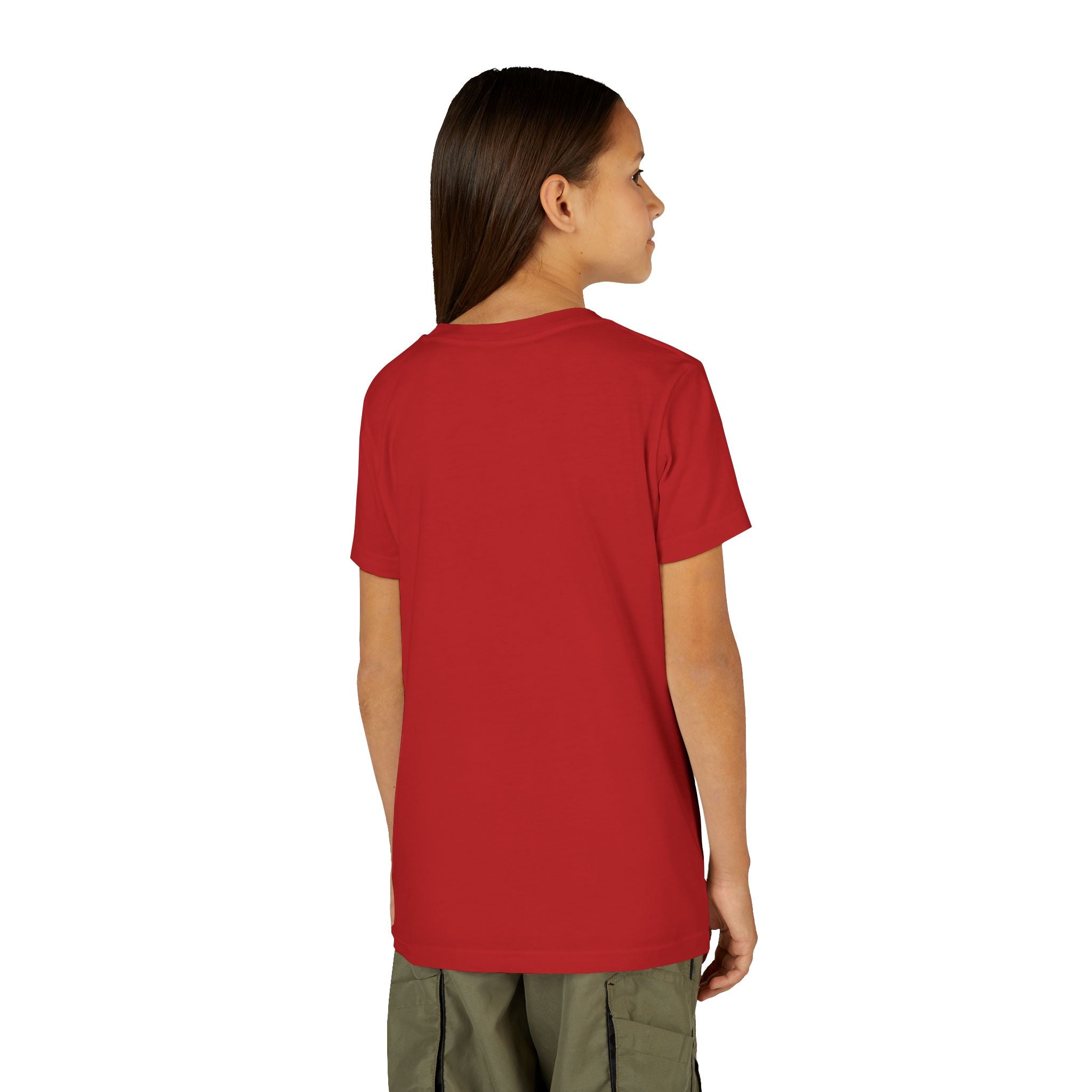 Youth Tee — "Stay True and Be You" Rainbow Script Kids T-Shirt