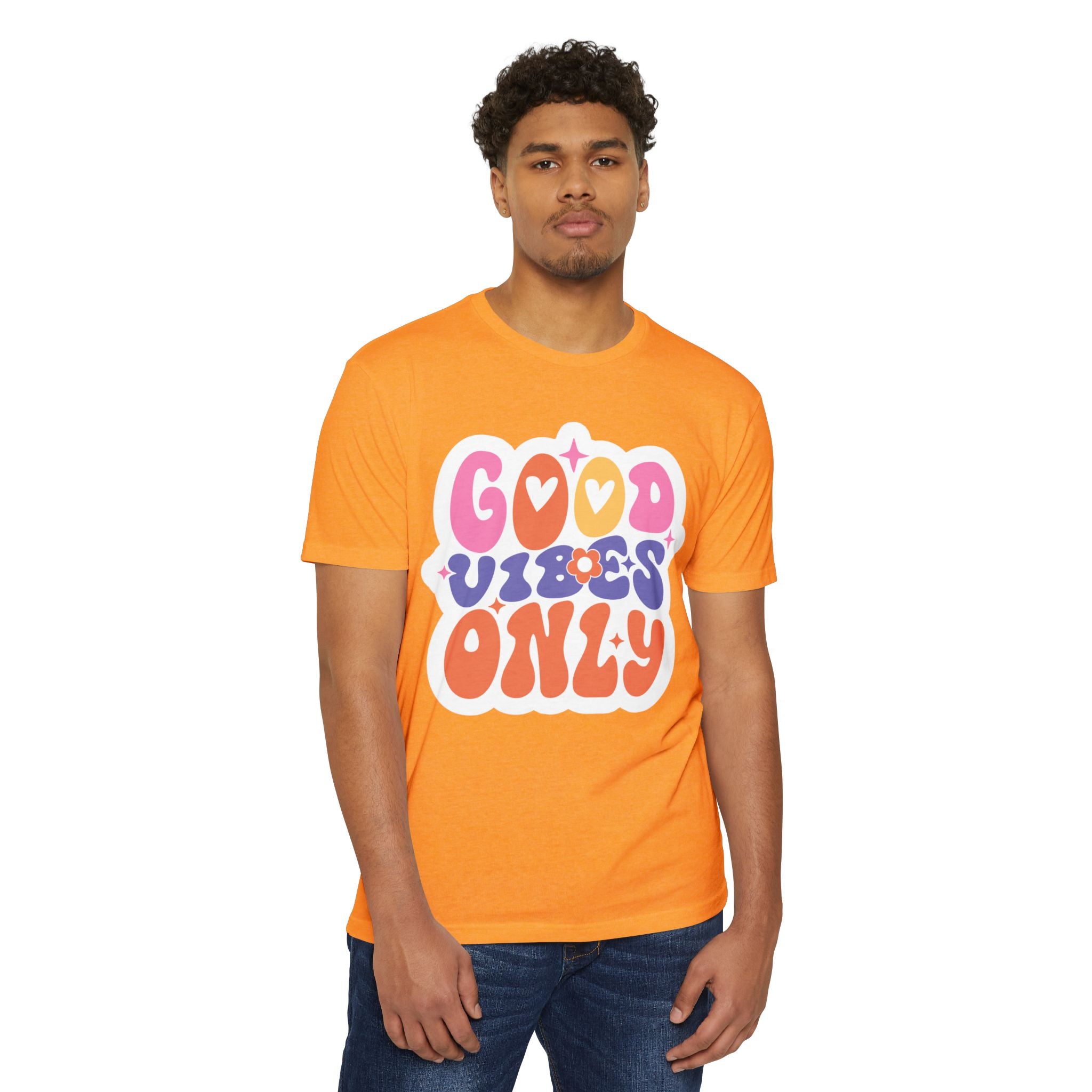 Women’s Boyfriend Tee "Good Vibes Only" - Comfortable Women's T-Shirt