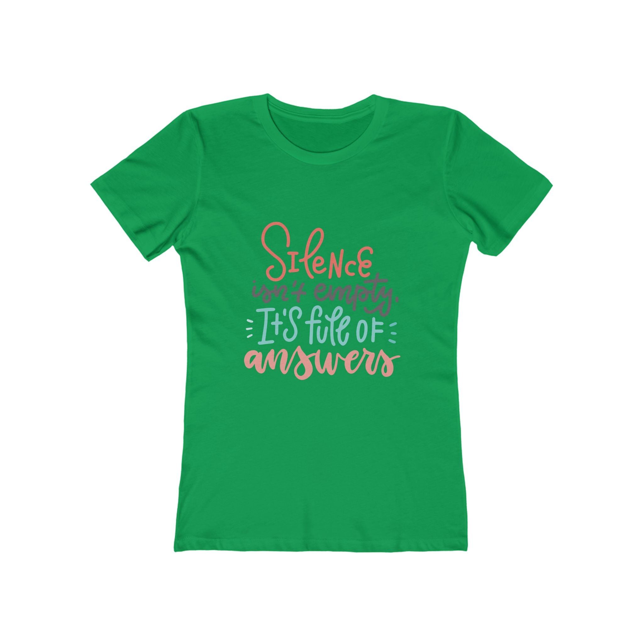 Women’s Boyfriend Tee - Colorful Heart Graphic