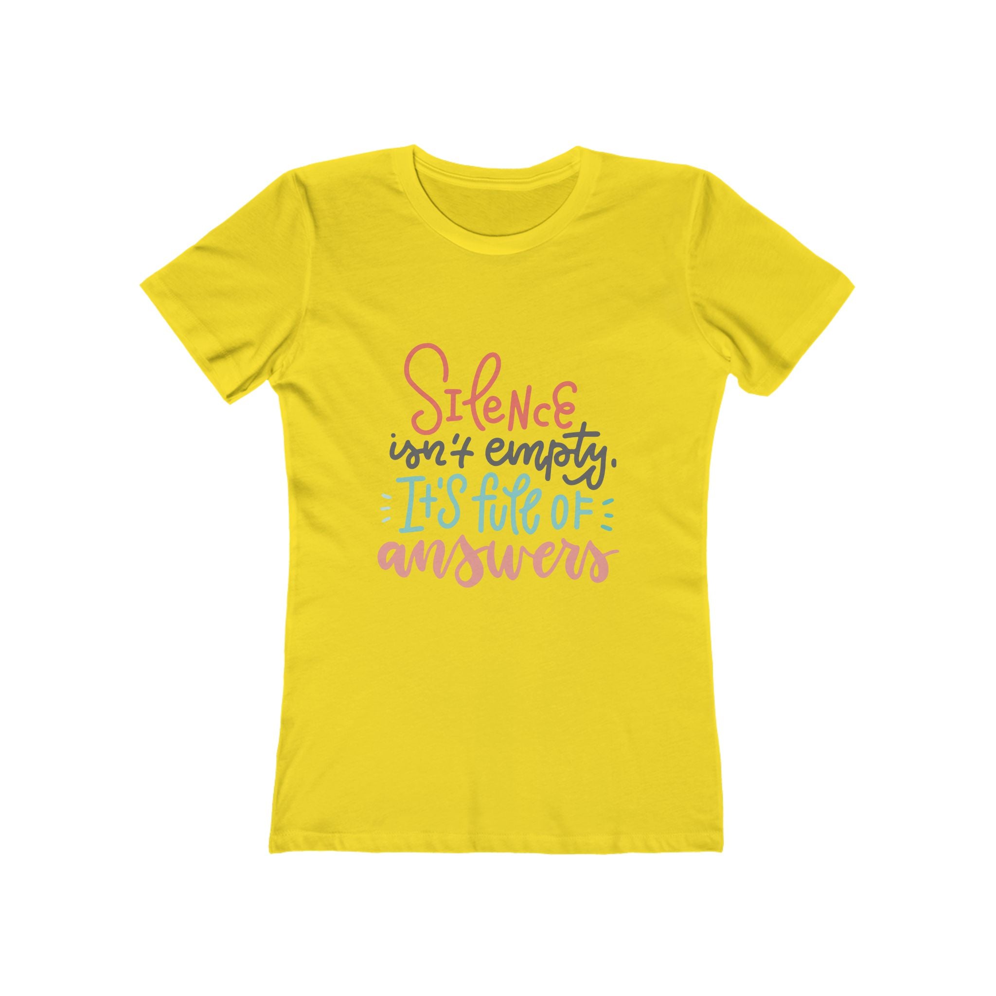 Women’s Boyfriend Tee - Colorful Heart Graphic