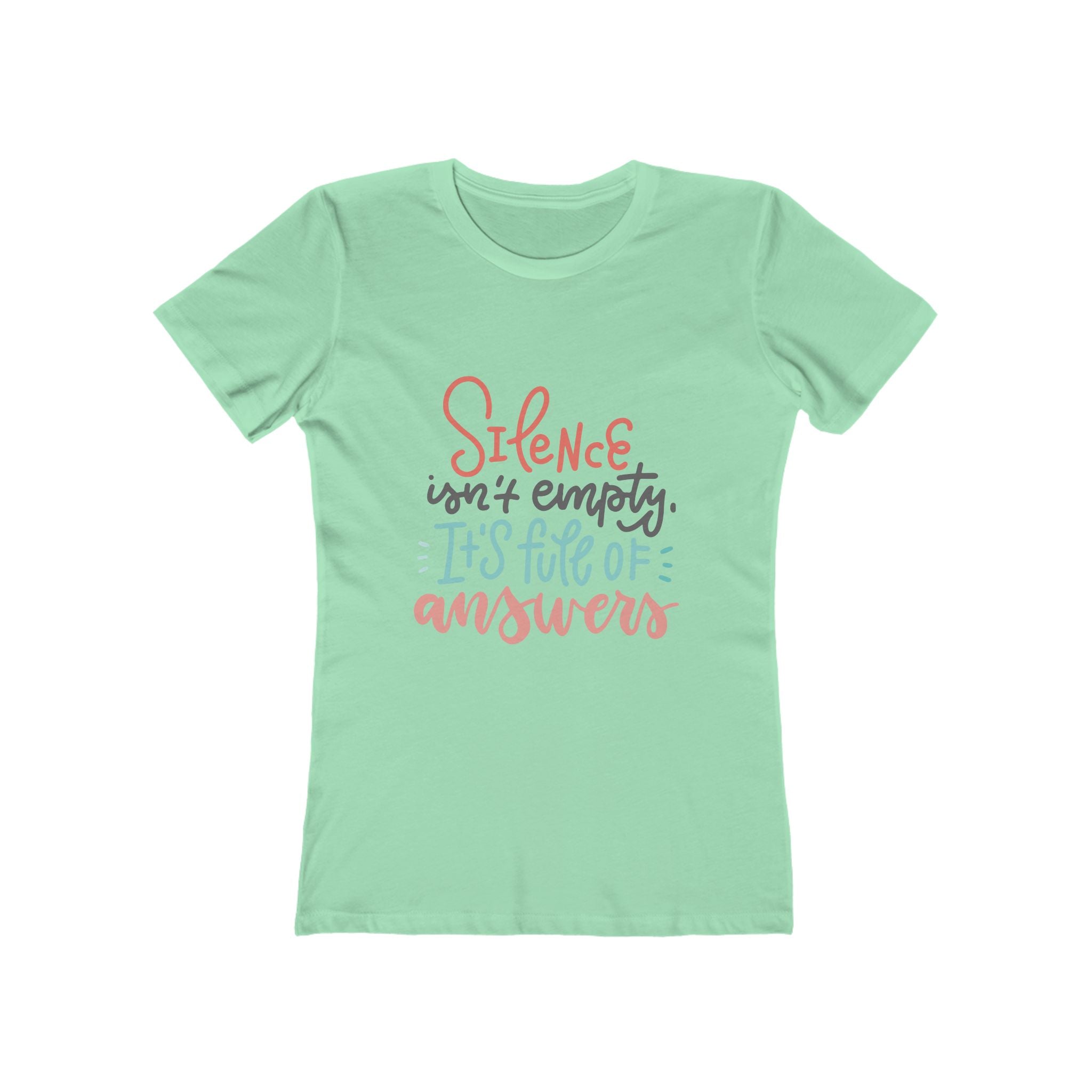 Women’s Boyfriend Tee - Colorful Heart Graphic
