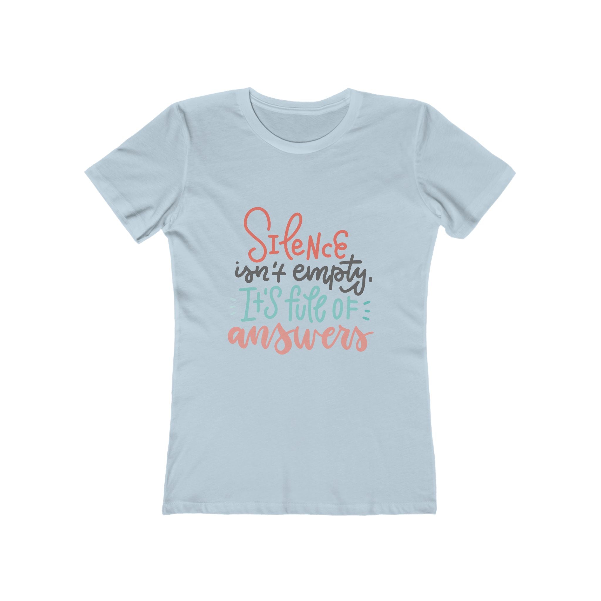 Women’s Boyfriend Tee - Colorful Heart Graphic