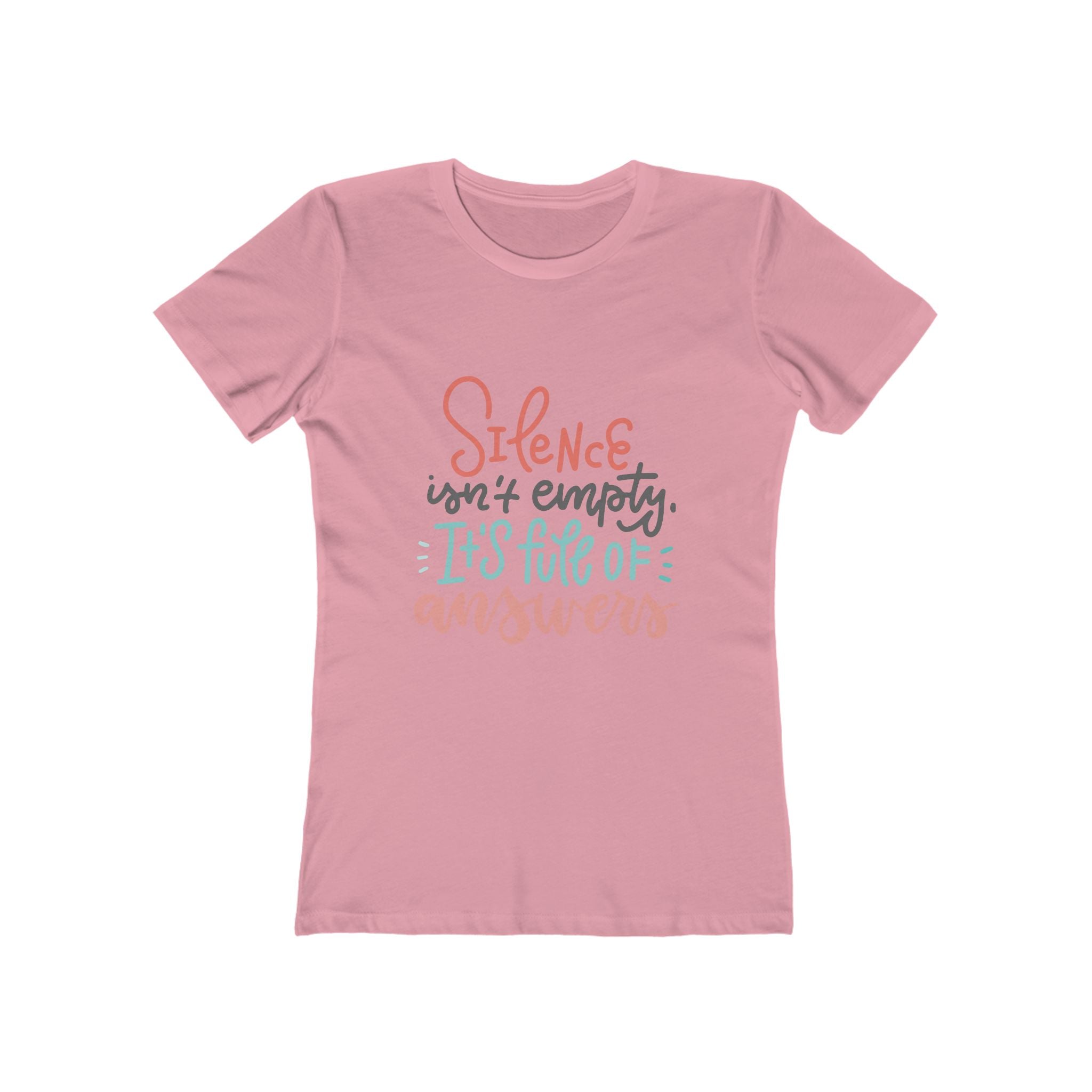 Women’s Boyfriend Tee - Colorful Heart Graphic
