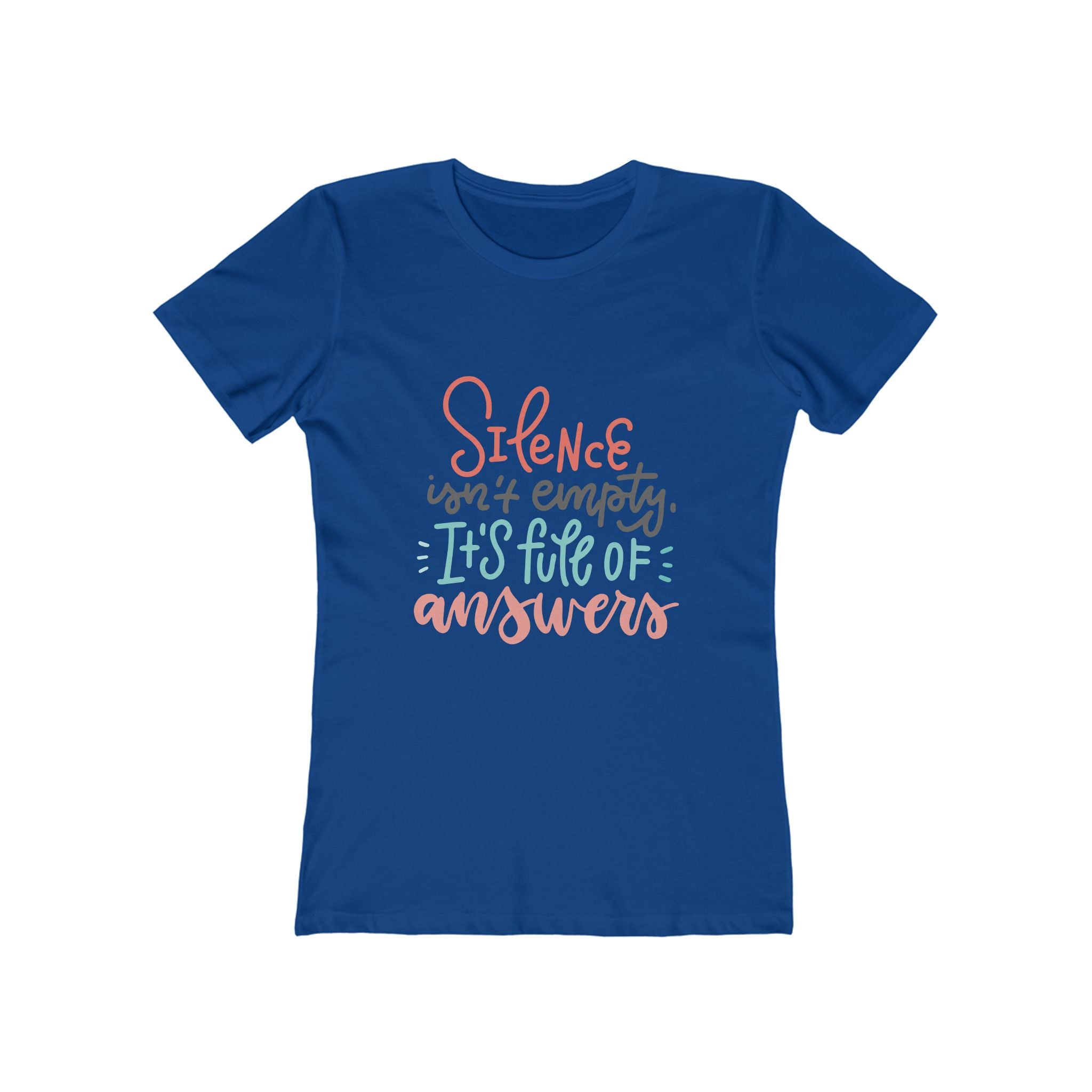 Women’s Boyfriend Tee - Colorful Heart Graphic