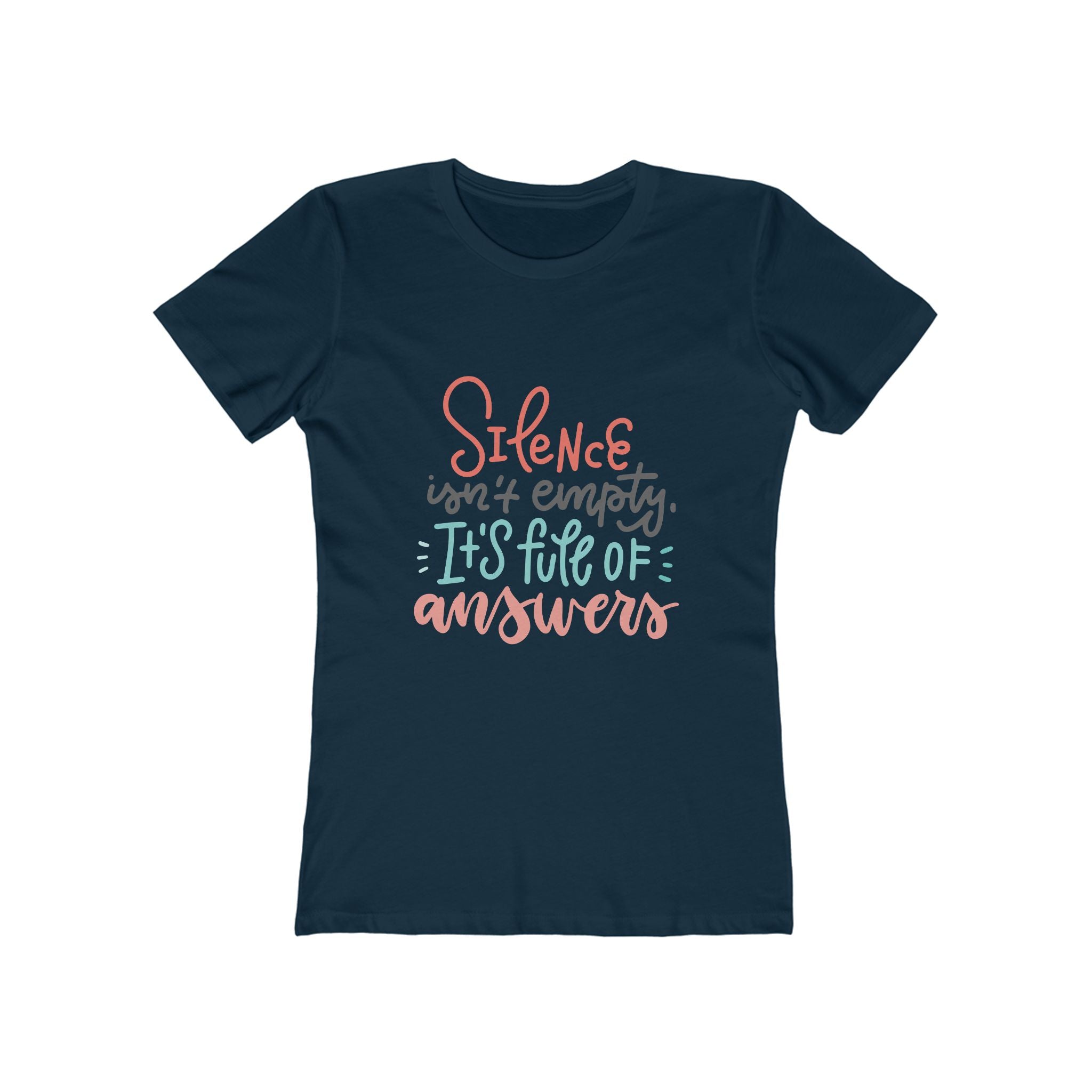 Women’s Boyfriend Tee - Colorful Heart Graphic