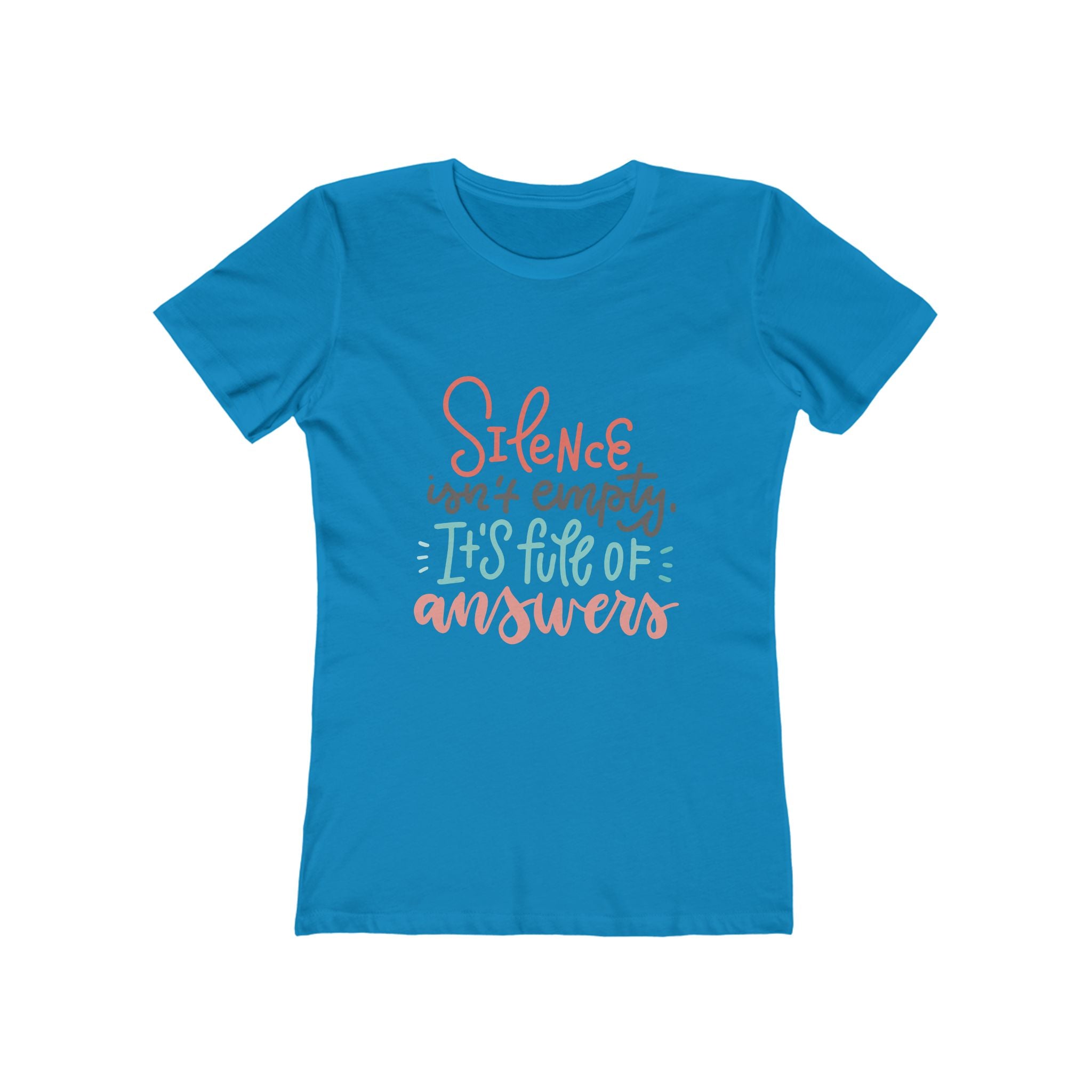 Women’s Boyfriend Tee - Colorful Heart Graphic