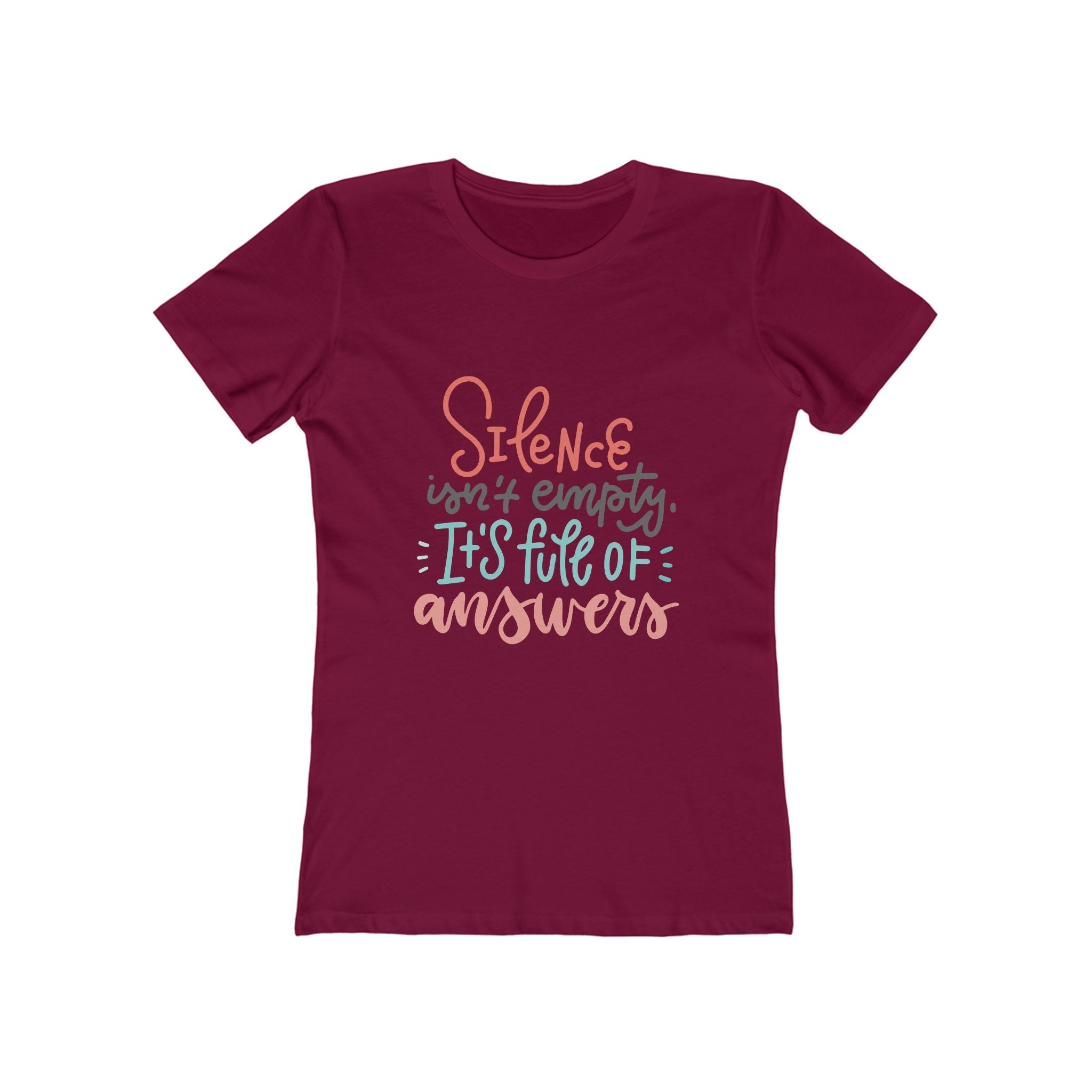 Women’s Boyfriend Tee - Colorful Heart Graphic