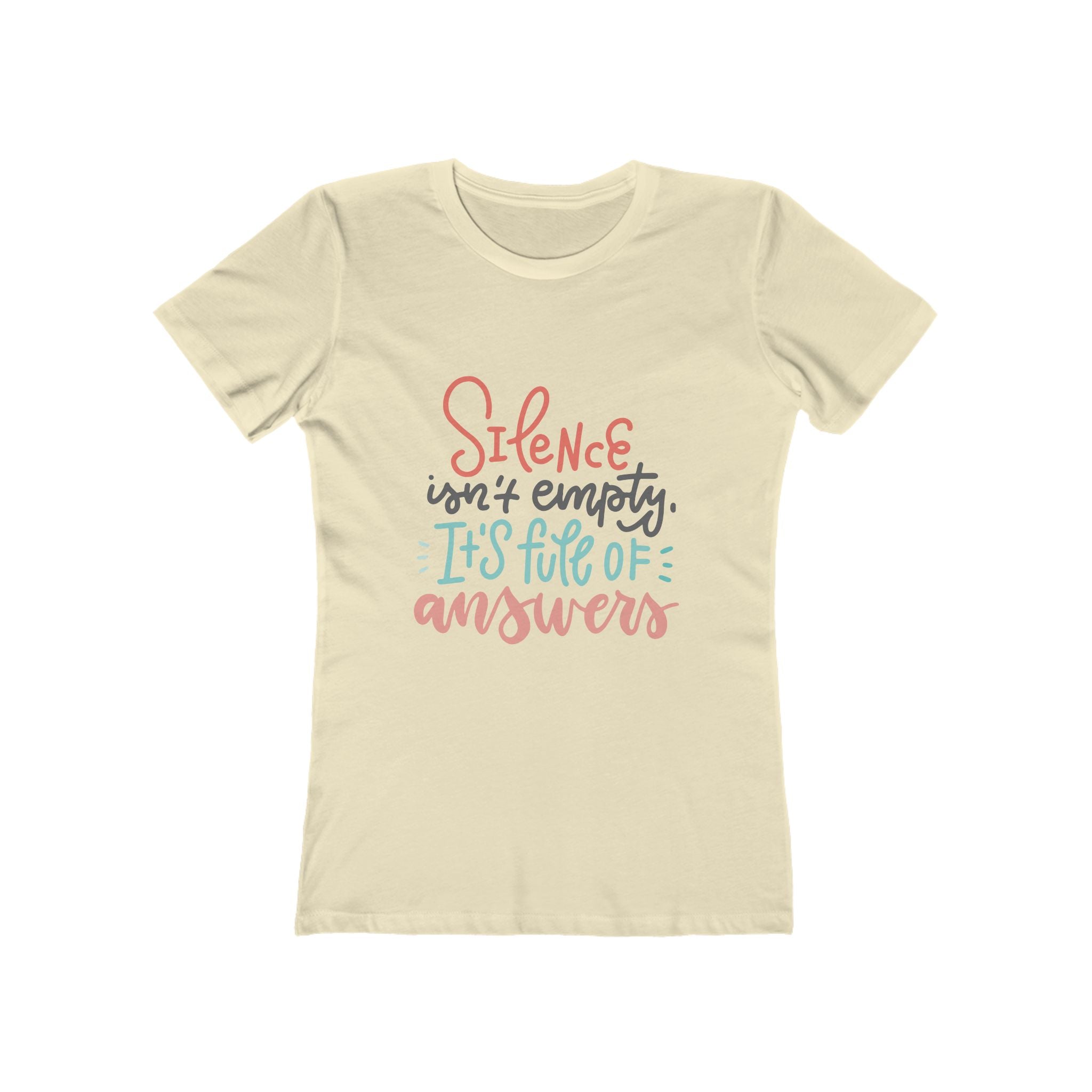 Women’s Boyfriend Tee - Colorful Heart Graphic