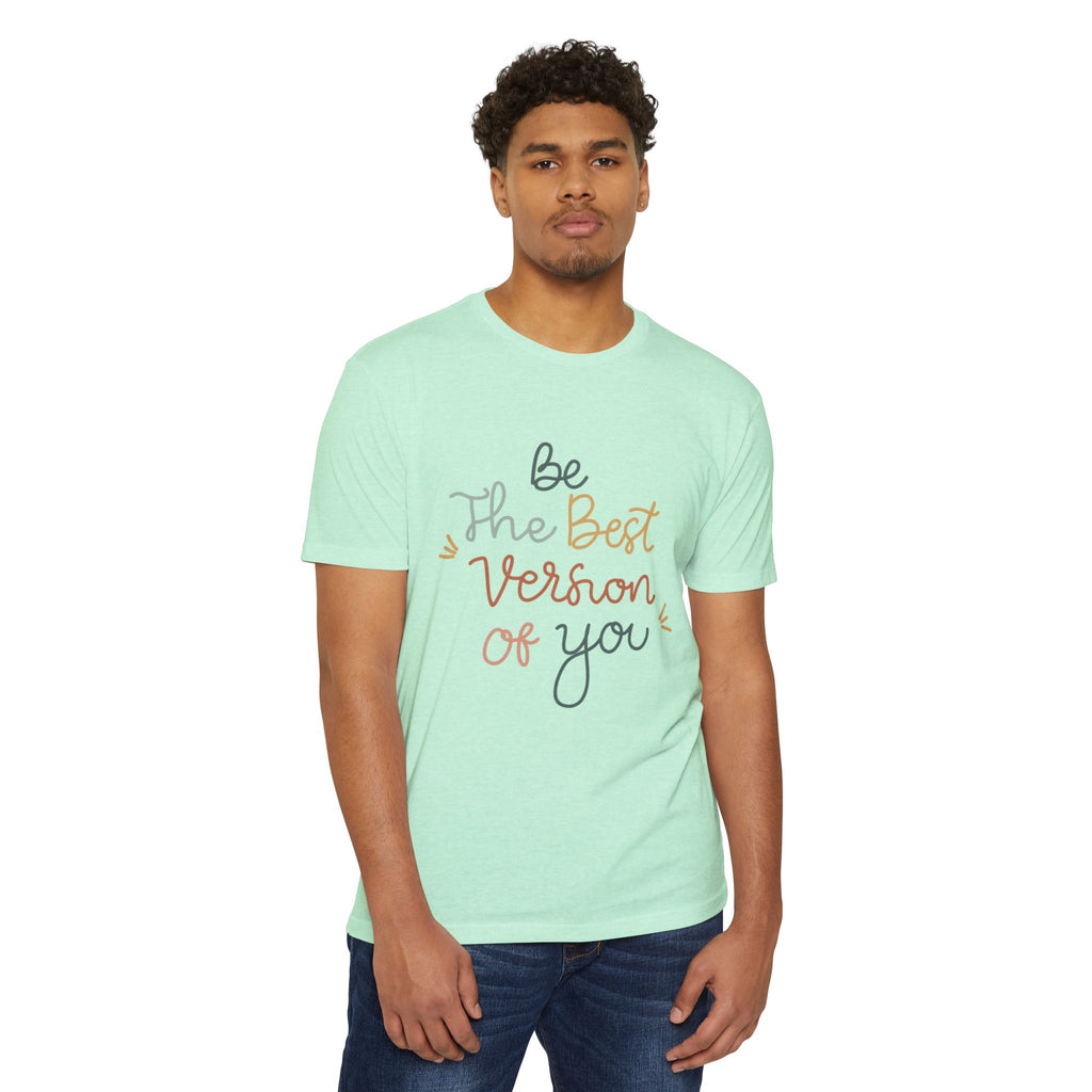 Inspirational "Be The Best Version Of You" T-Shirt — Motivational Women's Tee