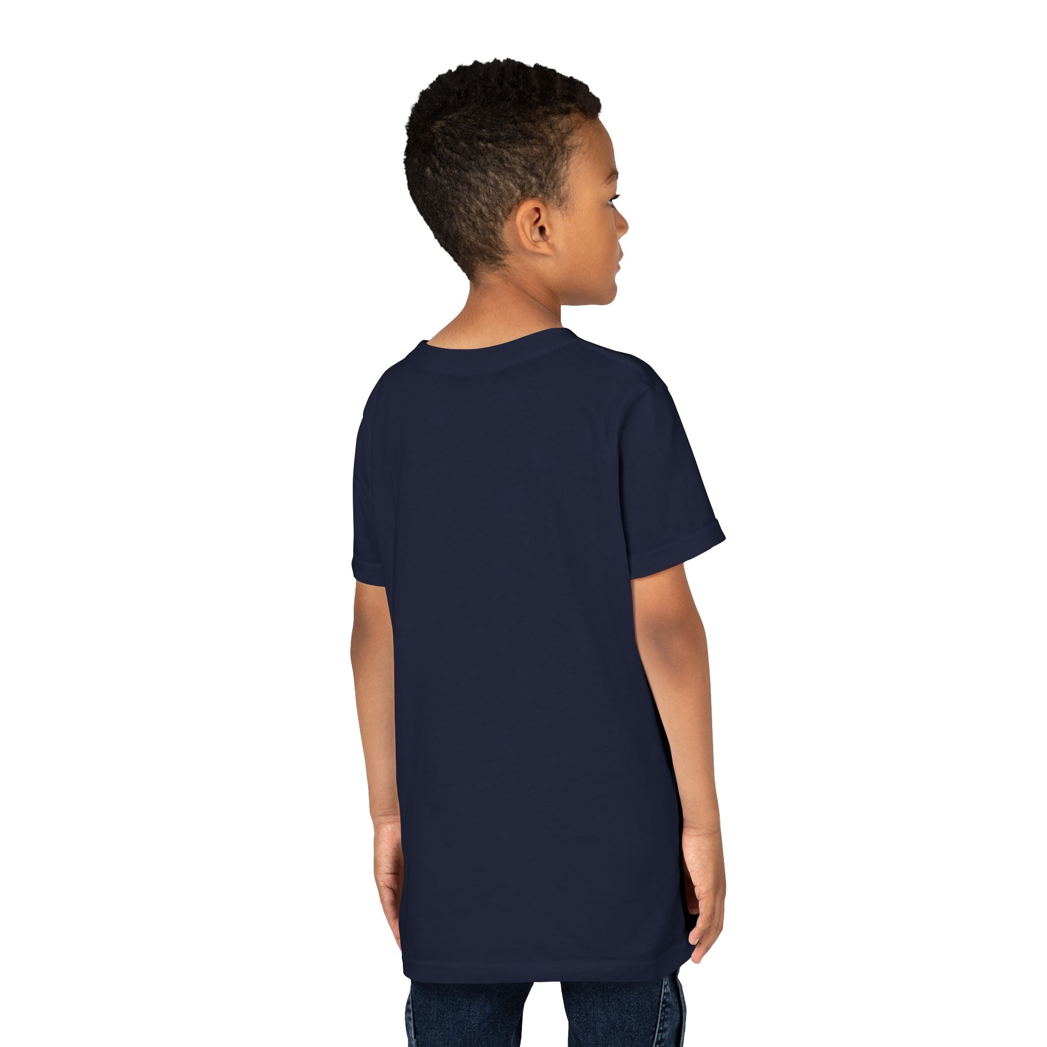 Youth Tee — "Stay True and Be You" Rainbow Script Kids T-Shirt