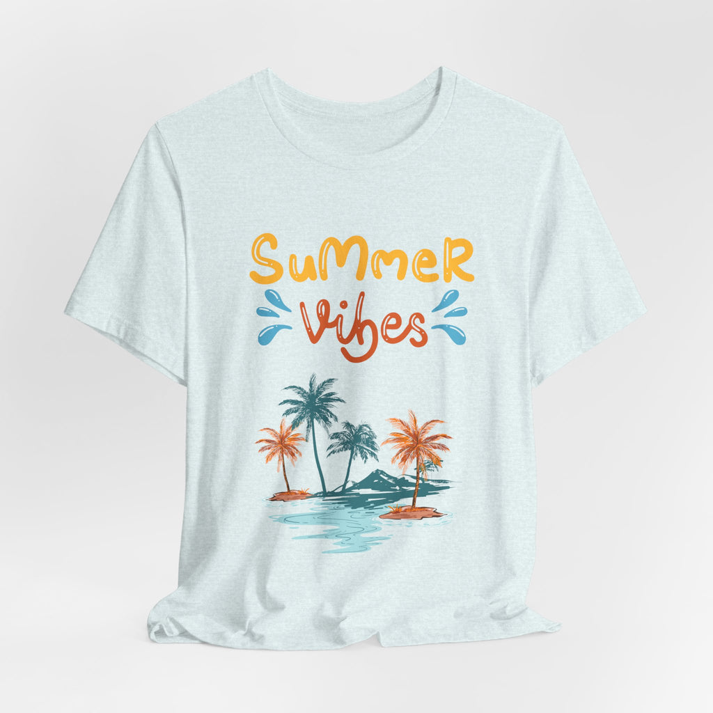 Hello Summer Tee – Pastel Beach Graphic T-Shirt