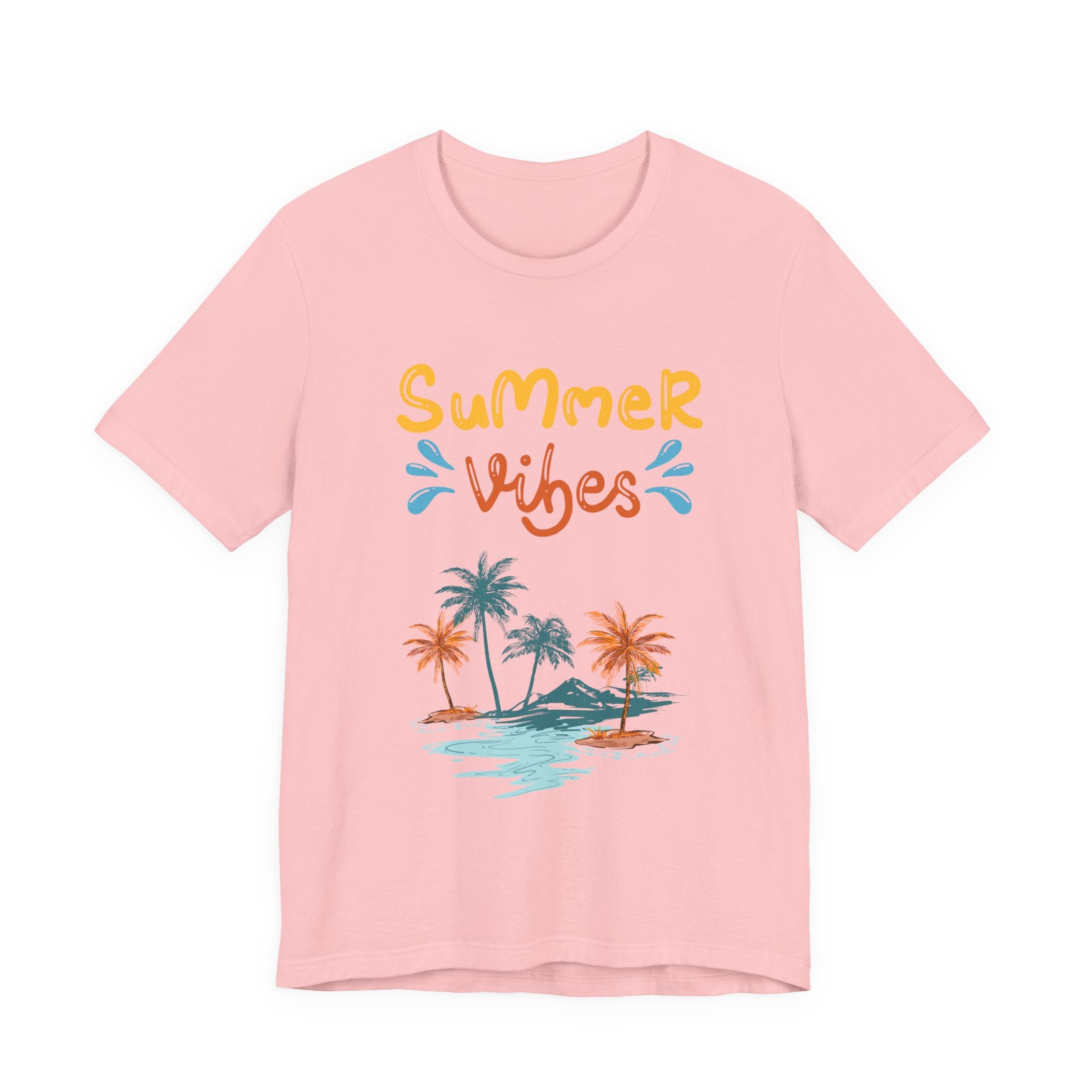 Hello Summer Tee – Pastel Beach Graphic T-Shirt