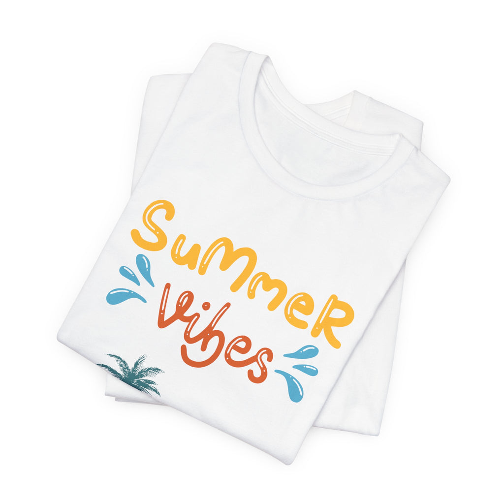 Hello Summer Tee – Pastel Beach Graphic T-Shirt