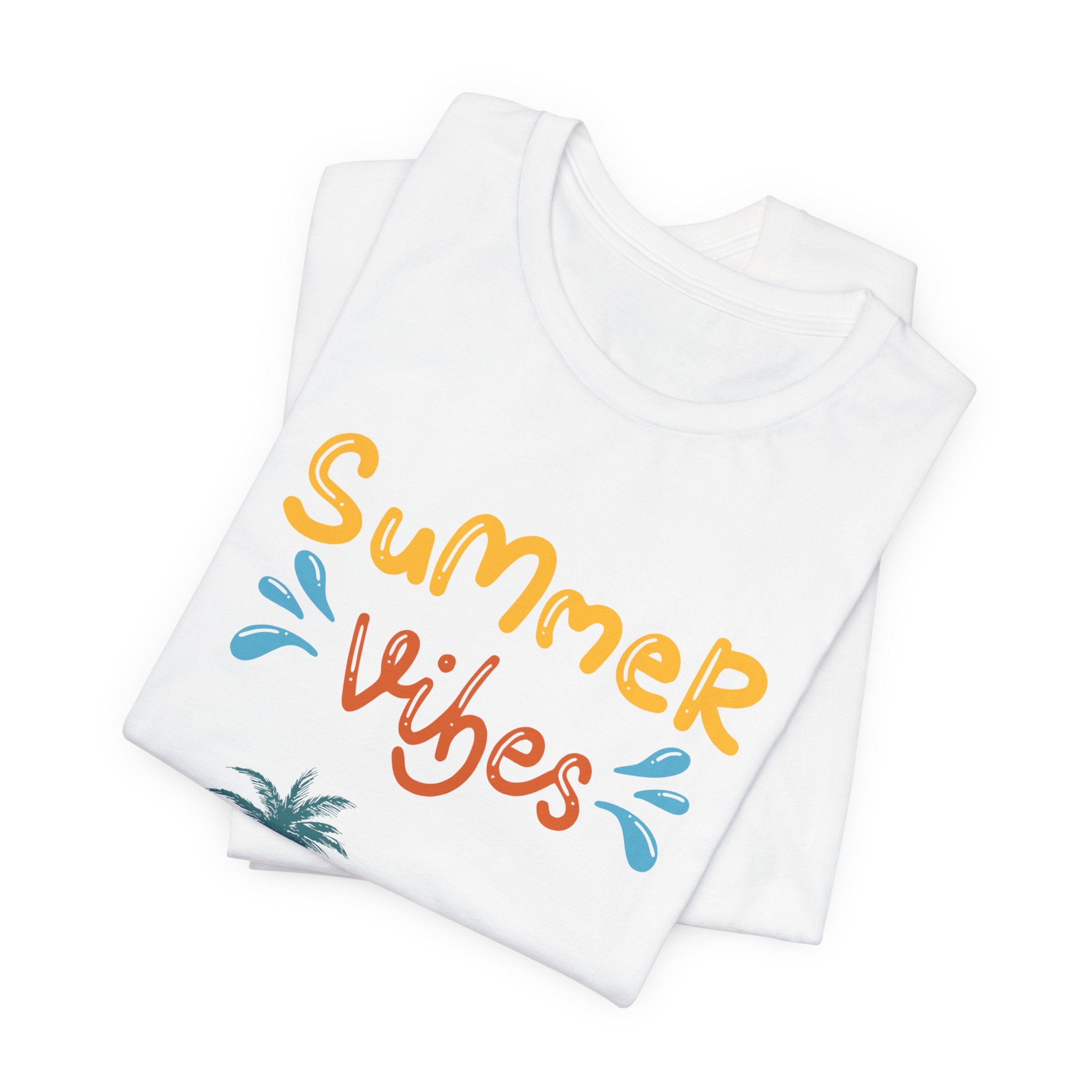 Hello Summer Tee – Pastel Beach Graphic T-Shirt