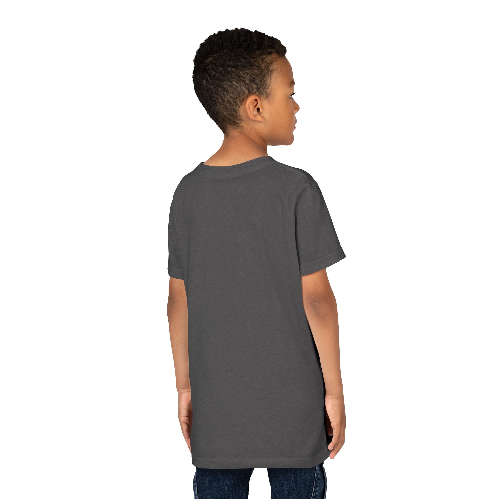 Youth Tee — "Stay True and Be You" Rainbow Script Kids T-Shirt