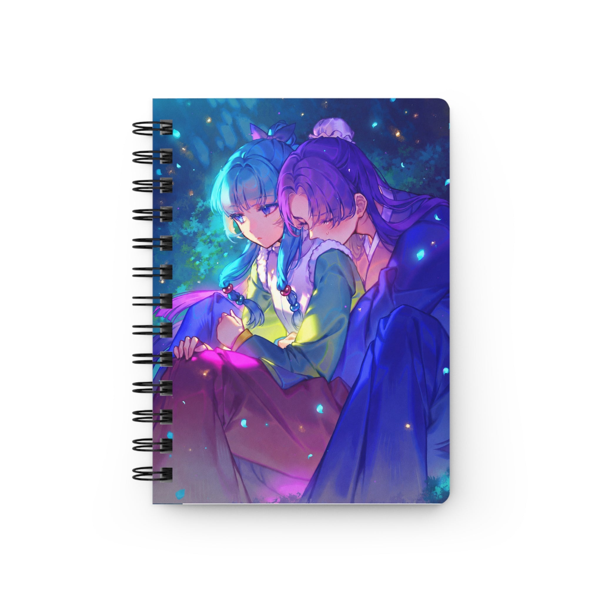 Apothecary Diaries: Jinshi & Maomao Dreamy Nightlight Spiral Journal — Writing & Sketch Notebook
