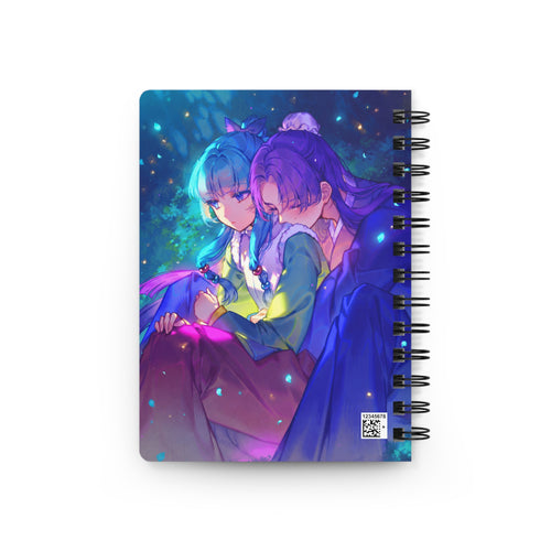 Apothecary Diaries: Jinshi & Maomao Dreamy Nightlight Spiral Journal — Writing & Sketch Notebook