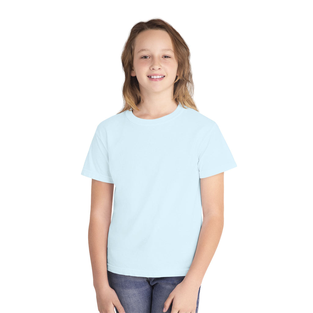 Kids Plain Colored T-Shirt — Classic Youth Midweight Tee