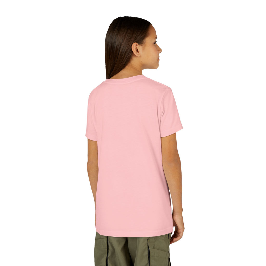 Youth Tee — "Stay True and Be You" Rainbow Script Kids T-Shirt