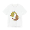 Koi Yin Yang Tee — Minimal Two-Tone Fish Graphic T-Shirt