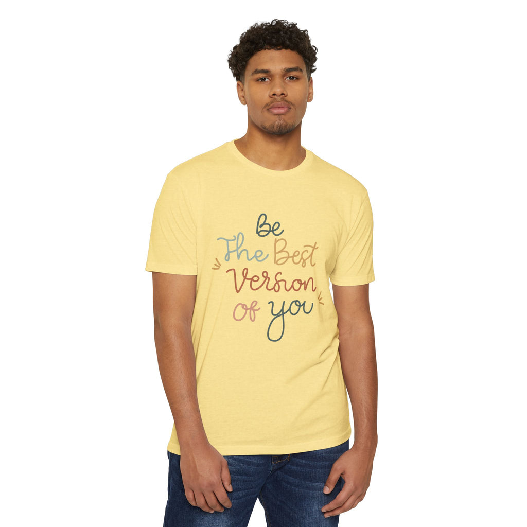 Inspirational "Be The Best Version Of You" T-Shirt — Motivational Women's Tee