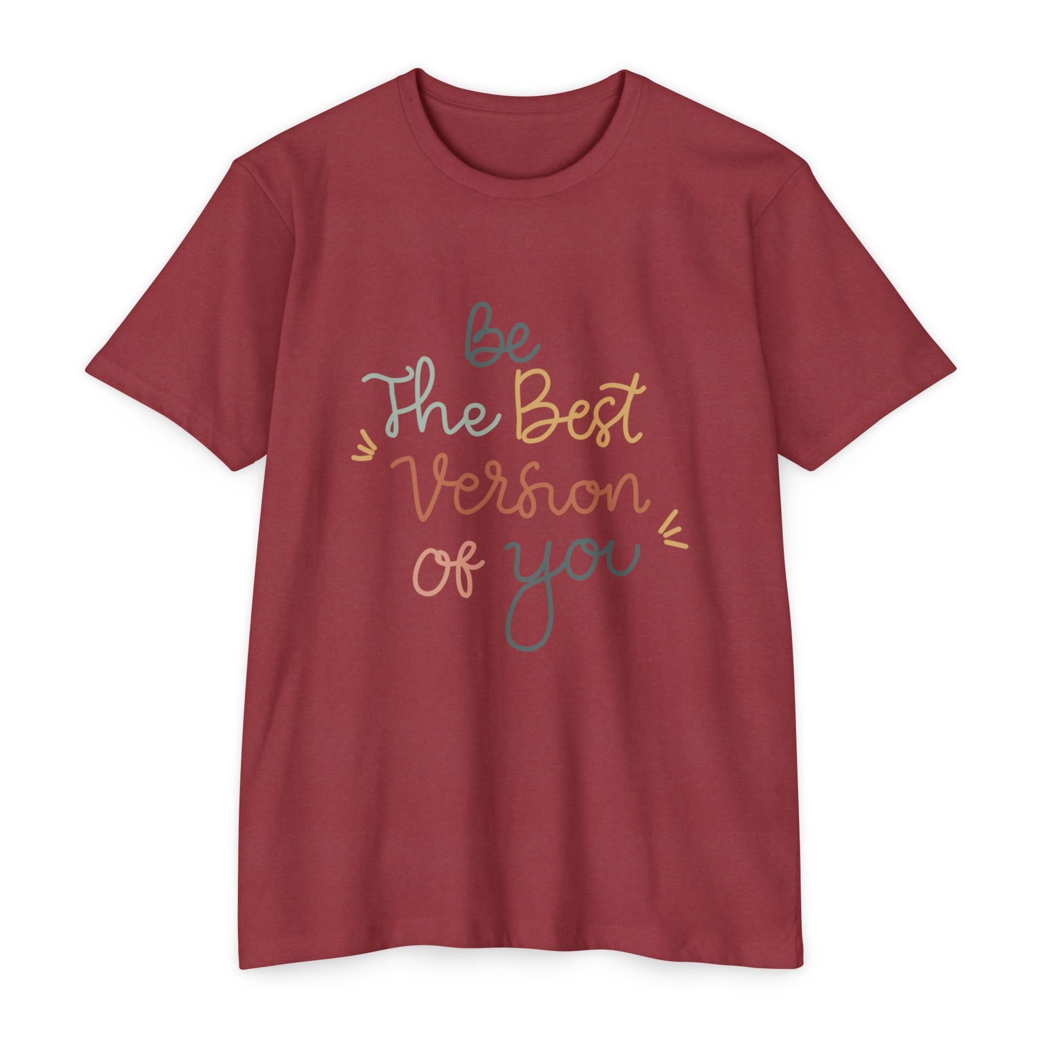 Inspirational "Be The Best Version Of You" T-Shirt — Motivational Women's Tee