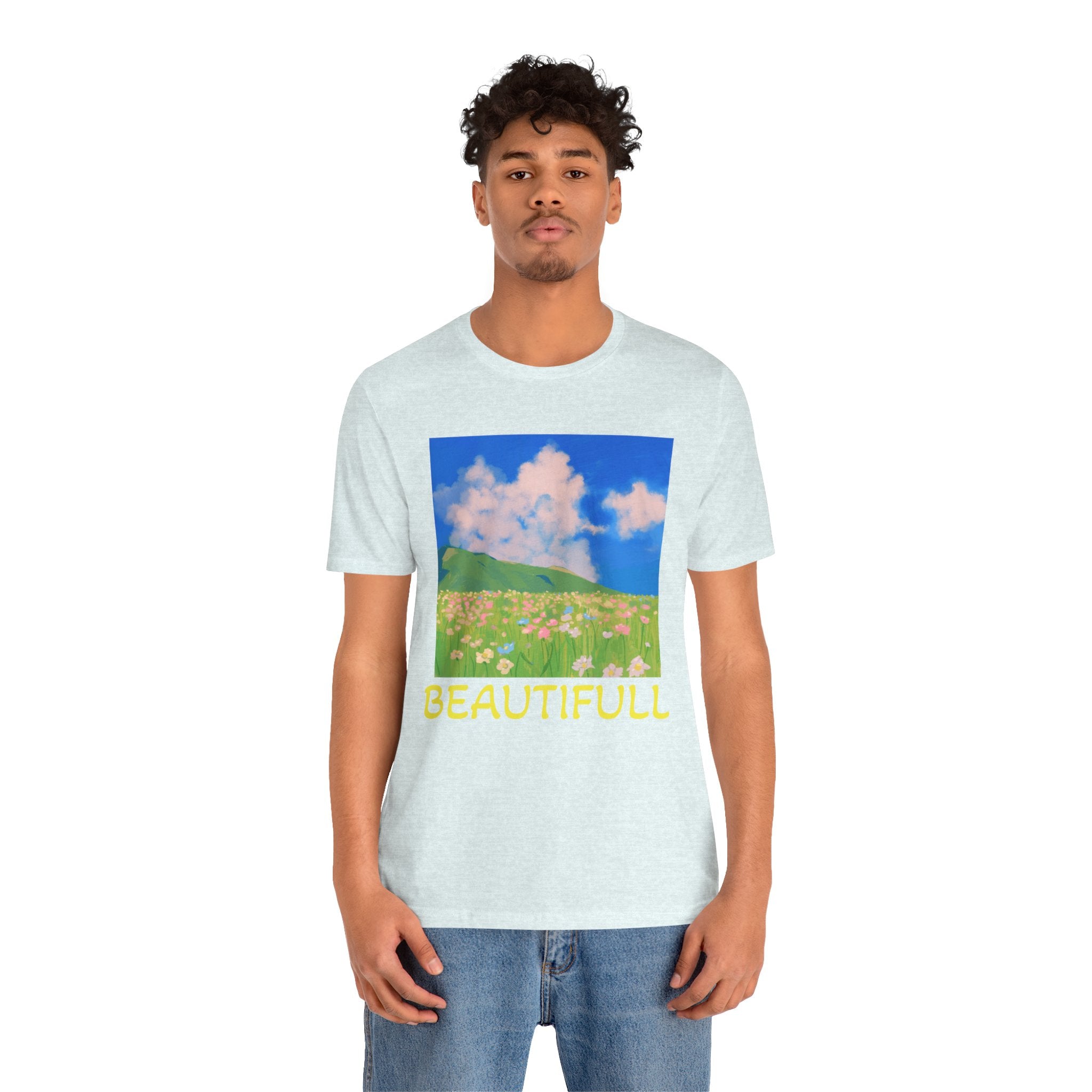 Floral Field Printed T-Shirt — Beautiful Floral Daily Wear