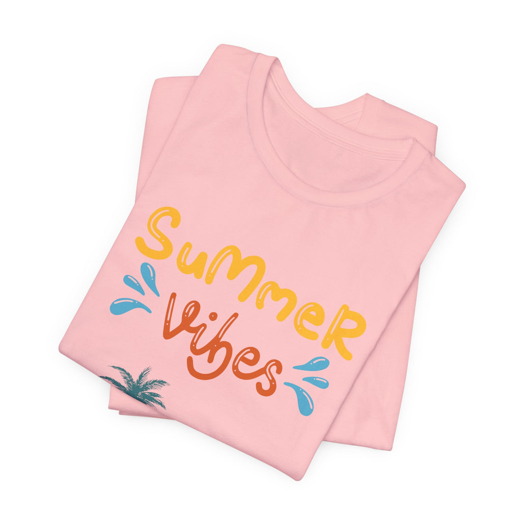 Hello Summer Tee – Pastel Beach Graphic T-Shirt