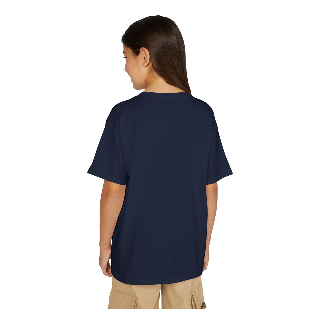 Youth T-Shirt — "Lucky to Have Friends" Cute Floral Friendship Tee
