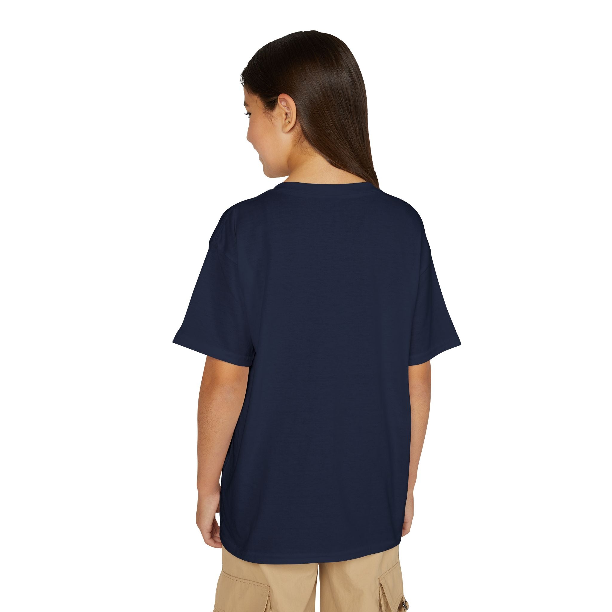Youth T-Shirt — "Lucky to Have Friends" Cute Floral Friendship Tee