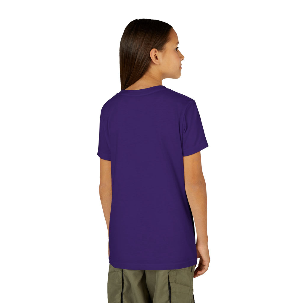 Youth Tee — "Stay True and Be You" Rainbow Script Kids T-Shirt