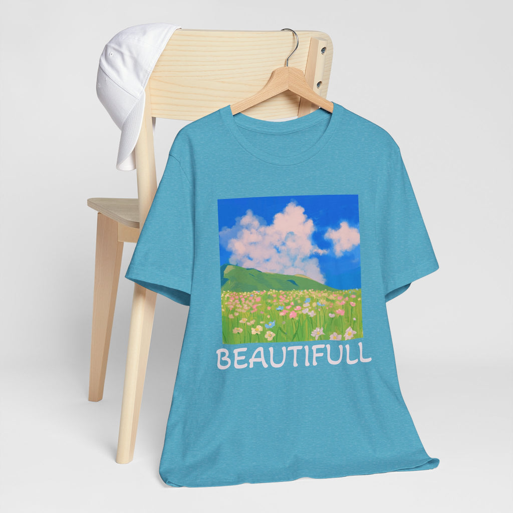 Floral Field Printed T-Shirt — Beautiful Floral Daily Wear