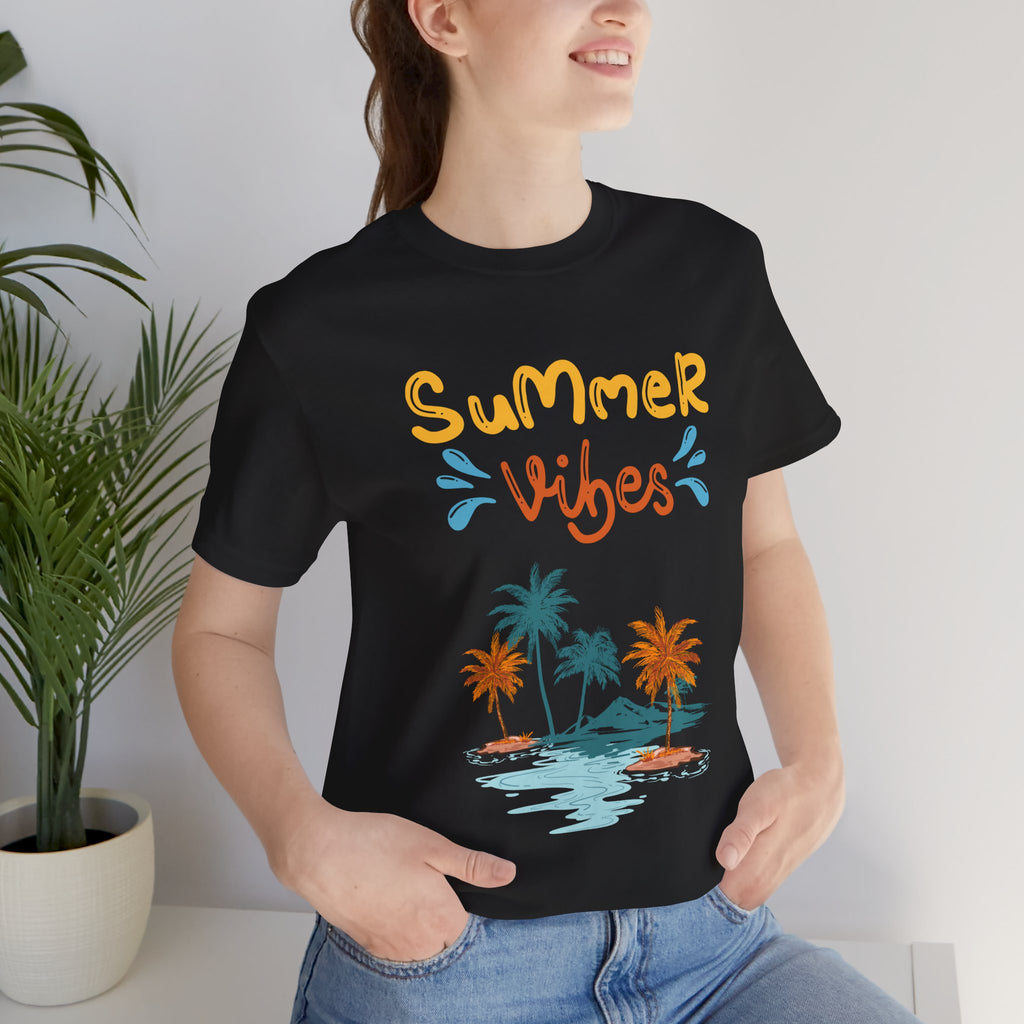 Hello Summer Tee – Pastel Beach Graphic T-Shirt