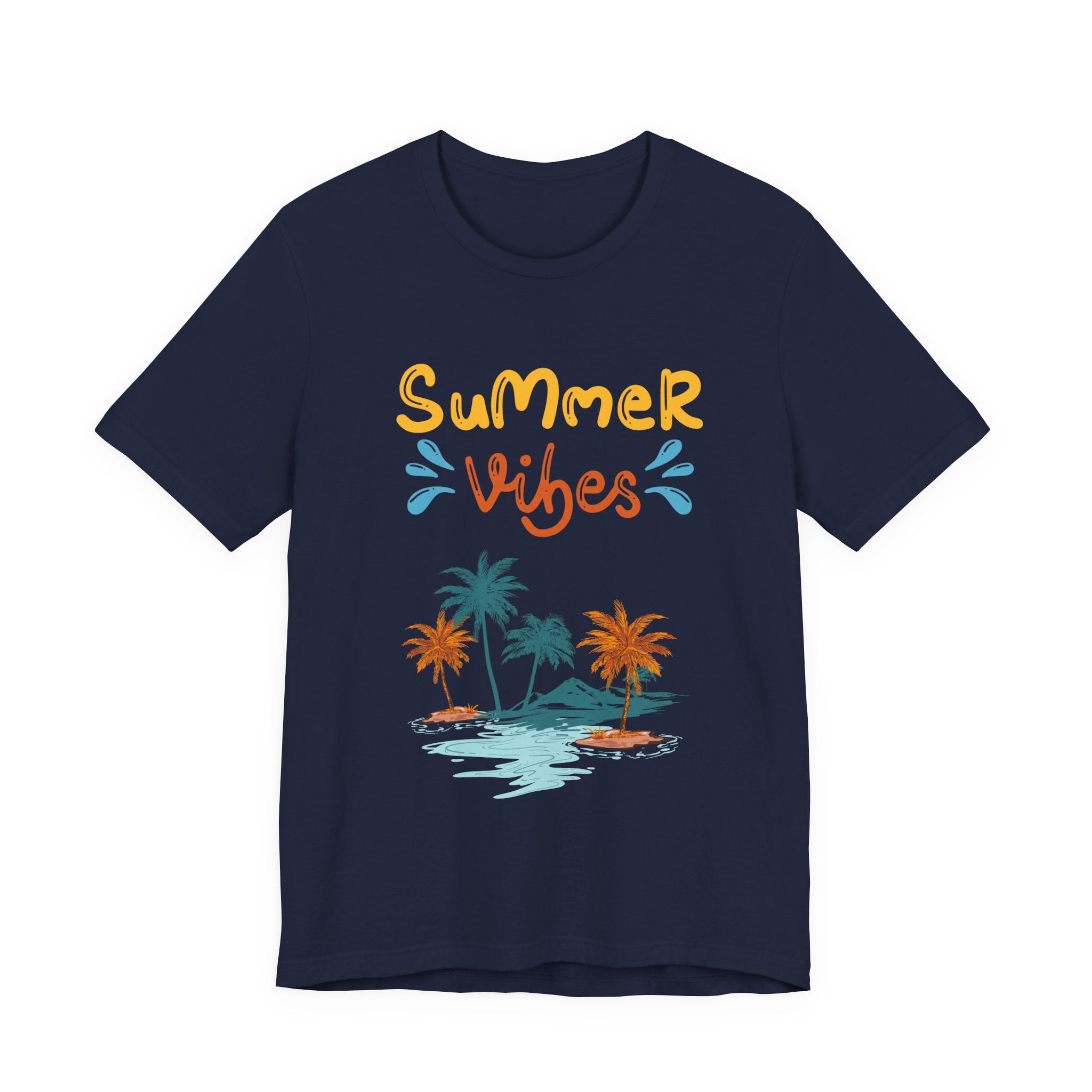Hello Summer Tee – Pastel Beach Graphic T-Shirt