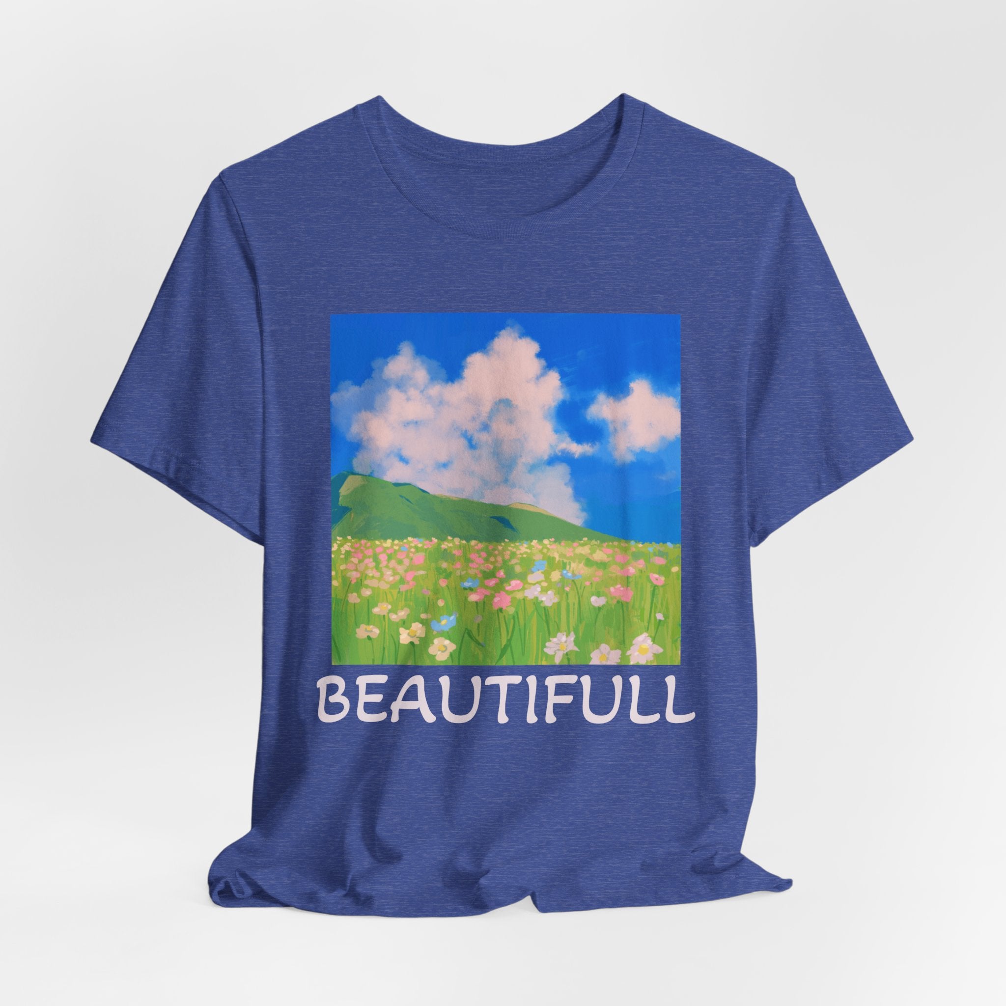 Floral Field Printed T-Shirt — Beautiful Floral Daily Wear