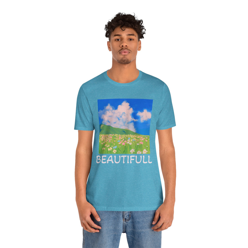 Floral Field Printed T-Shirt — Beautiful Floral Daily Wear