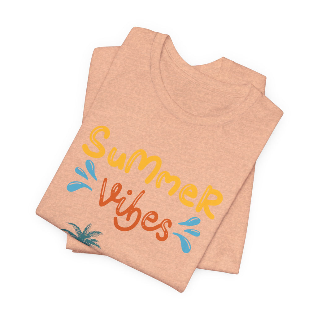 Hello Summer Tee – Pastel Beach Graphic T-Shirt