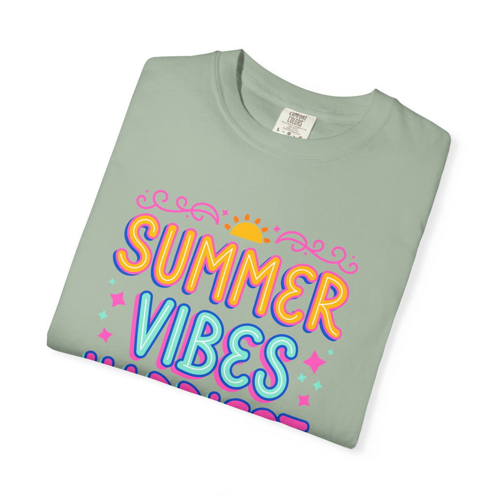 Summer Vibes Happiest in Flip Flops Text Printed Unisex T-Shirt