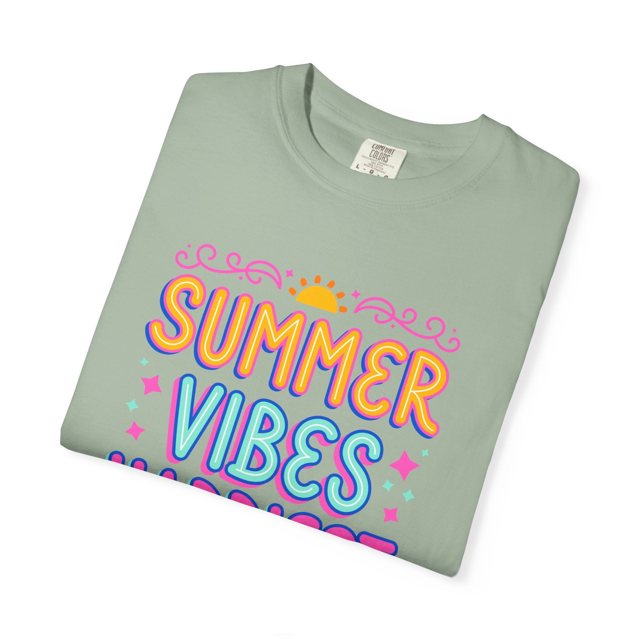 Summer Vibes Happiest in Flip Flops Text Printed Unisex T-Shirt