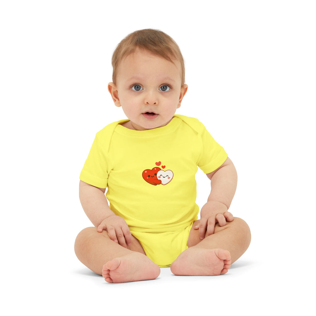 Cute Heart Kisses Infant One-Piece Bodysuit – Love Baby Romper