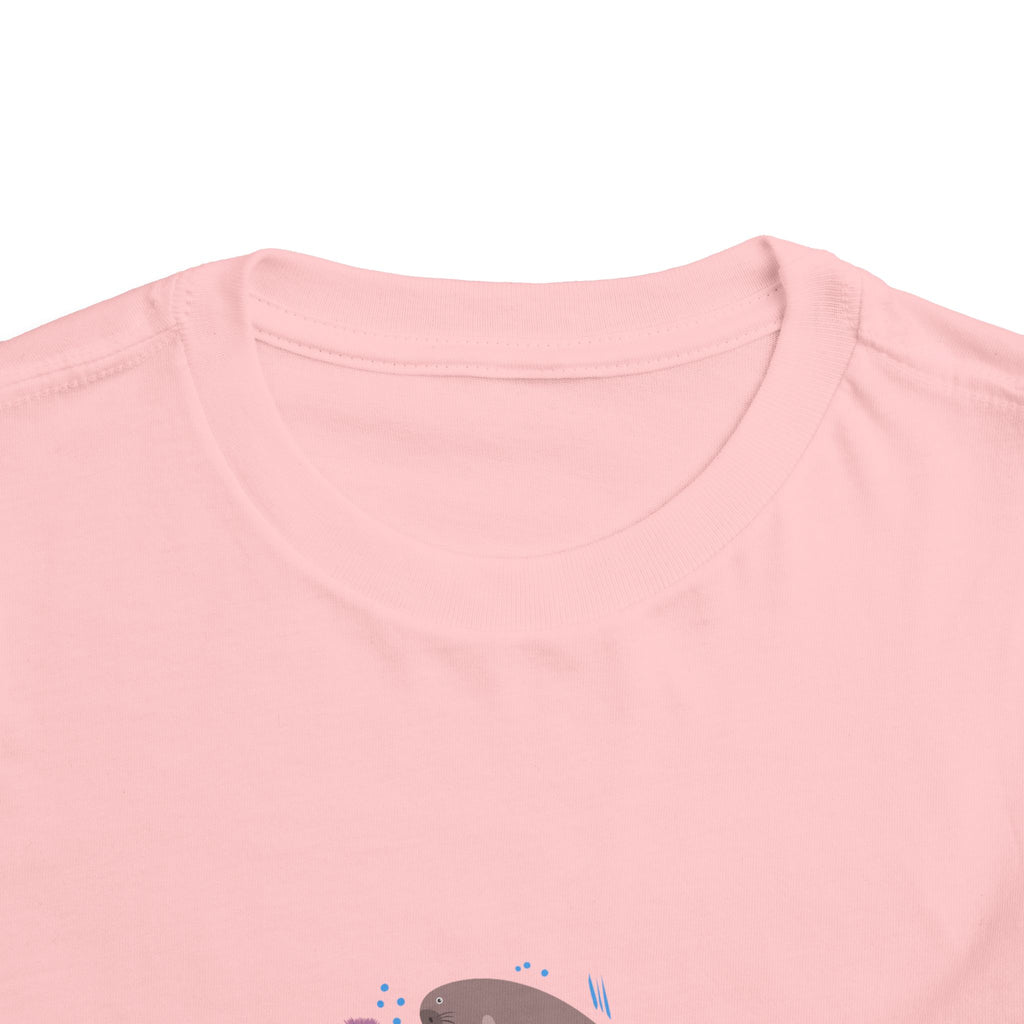 Toddler Tee — Cute Ocean Animals Circle Graphic