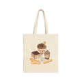 Tiramisu Dessert Lover Canvas Tote Bag — Classic Pastry Cotton Tote