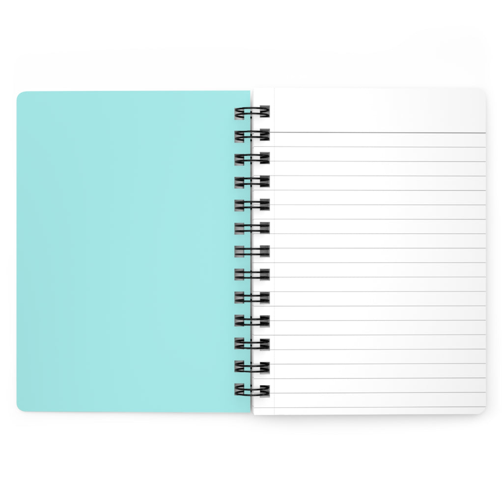 Mint Dragon & Cameo Spiral Journal — Cute Fantasy Notebook