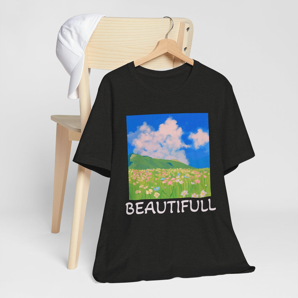 Floral Field Printed T-Shirt — Beautiful Floral Daily Wear